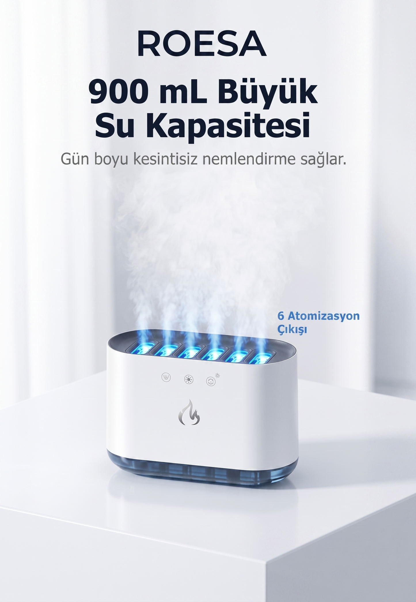 ROESA RGB Led Işıklı Hava Nemlendirici